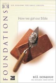 Cover of: How we got our Bible: foundations