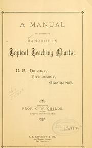 Cover of: A manual to accompany Bancroft