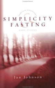 Cover of: Simplicity & Fasting (Spiritual Disciplines Bible Studies)