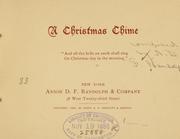 Cover of: A Christmas chime ... by Anson Davies Fitz Randolph