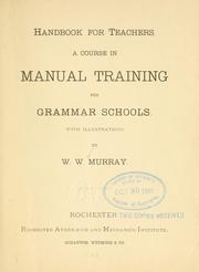 Cover of: Handbook for teachers
