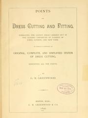 Cover of: Points on dress cutting and fitting 