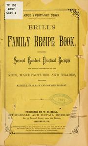 Cover of: Brill's family recipe book