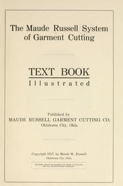 Cover of: The Maude Russell system of garment cutting