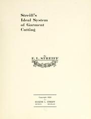 Cover of: Streiff's ideal system of garment cutting