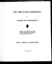 Cover of: The bird-stone ceremonial