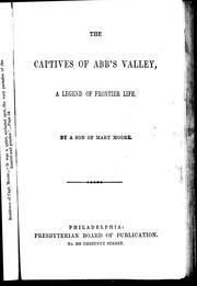 Cover of: The captives of Abb's Valley by James Moore Brown