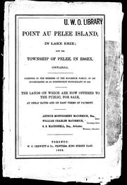 Cover of: Point au Pelee Island, in Lake Erie by 