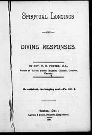 Cover of: Spiritual longings and divine responses