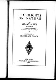 Cover of: Flashlights on nature by Grant Allen