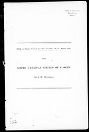 Cover of: The North American species of Conops by Samuel Wendell Williston