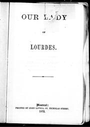 Cover of: Our Lady of Lourdes