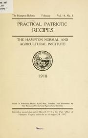 Cover of: Practical patriotic recipes