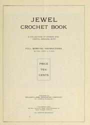 Cover of: Jewel crochet book by Myrtle Artie (Miller) "Mrs Clark