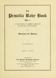 Cover of: The Priscilla baby book ... by Elsa Schappel Barsaloux