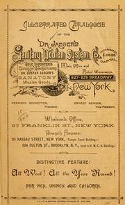 Cover of: Illustrated catalogue  by Jaeger's Dr., sanitary woolen system co., New York