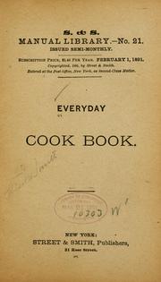 Cover of: Everyday cook book