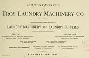 Cover of: Catalogue  by limited Troy laundry machinery co.