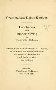 Cover of: Practical and dainty recipes