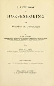 A text-book of horseshoeing, for horseshoers and veterinarians