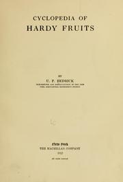 Cover of: Cyclopedia of hardy fruits