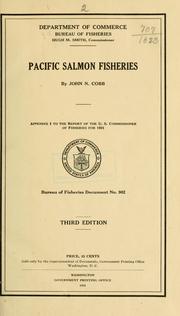 Cover of: Pacific salmon fisheries by John N. Cobb