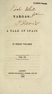 Cover of: Vargas by Joseph Blanco White