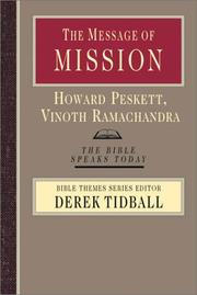 Cover of: The Message of Missions by Howard Peskett, Vinoth Ramachandra