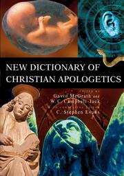 Cover of: New Dictionary of Christian Apologetics