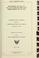Cover of: Description of H.R. 3475