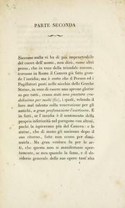 Cover of: Saggio sulla vita e sulle opere di Antonio Canova.