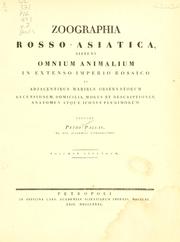 Cover of: Zoographia Rosso-Asiatica by Peter Simon Pallas