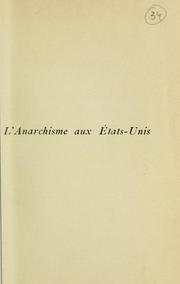 L' anarchisme aux Etats-Unis by Paul Ghio