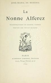 Cover of: La nonne alferez: illustrations de Daniel Vierge; gravées par Privat-Richard.