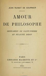 Amour de philosophe by Jean Ruinat de Gournier