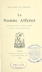 Cover of: La Nonne Alferez.