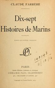 Cover of: Dix-sept histoires de marins
