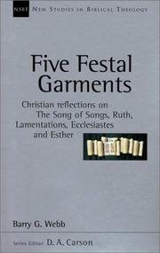 Cover of: Five Festal Garments by Barry G. Webb