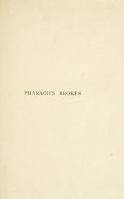 Cover of: Pharaoh's broker by Ellsworth Douglass