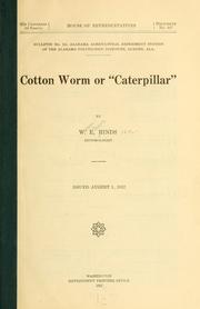 Cover of: Cotton worm or "caterpillar,"