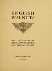 Cover of: English walnuts by Walter Fox Allen