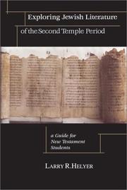 Cover of: Exploring Jewish Literature of the Second Temple Period: A Guide for New Testament Students (Christian Classics Bible Studies)