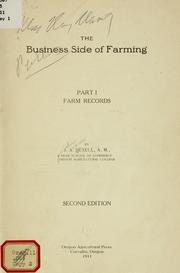 Cover of: The business side of farming ... | John Andrew Bexell