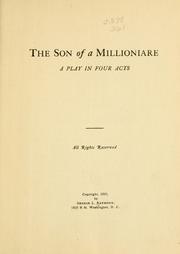 The son of a millioniare[!]