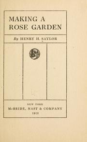 Cover of: Garden