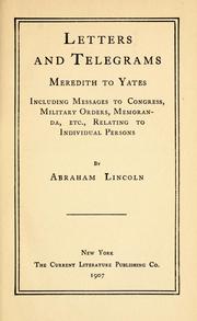 Cover of: Life and works of Abraham Lincoln.