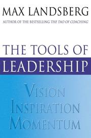 Cover of: The Tools of Leadership by Max Landsberg