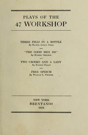 Cover of: Plays of the 47 workshop