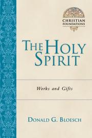 Cover of: Holy Spirit by Donald G. Bloesch