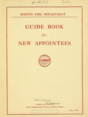 Cover of: Guide book for new appointees. | Boston (Mass.). Fire Dept.
